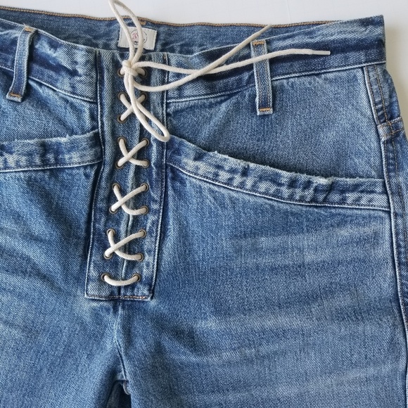 Citizens Of Humanity Denim - 35" Insm CITIZENS OF HUMANITY Lace up Jeans